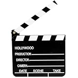 W WIDMANN MILANO Party Fashion - Filmklappe, 20 x 18 cm, Film Requisiten, Regieklappe, Hollywood Mottoparty