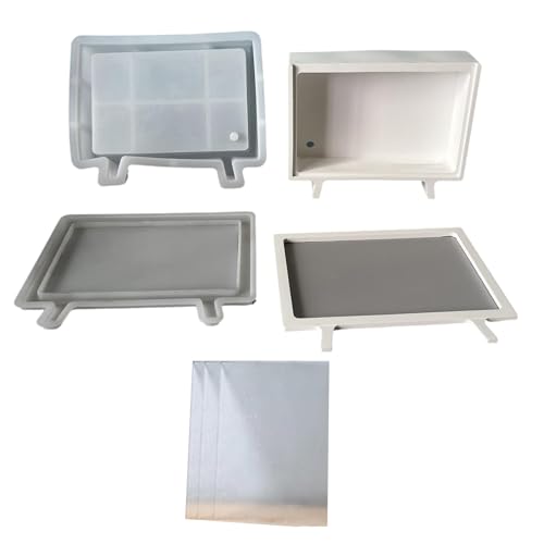 Moule rectangulaire en résine de silicone pour fabriquer une boîte à bijoux