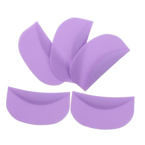 OFFIGAM 5 Pares Parche De Pestañas Caliente Accesorios Para Levantar Pestañas Protectores De Pestañas Para Levantar Accesorios Para Extensiones De Pestañas Gel De Sílice Púrpura
