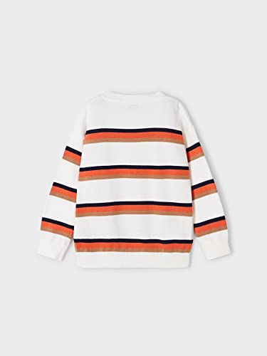 Mayoral Stripes Jumper for Boys Grapefruit2