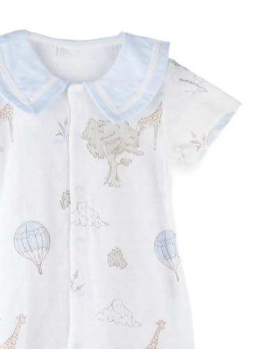 Image of Kidbea Bamboo Viscose Baby Romper, Half Sleeves Printed Bodysuit for Kids