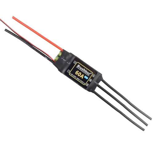 Variador ESC brushless de 60A con salida UBEC 3A para mejorar la estabilidad de tu dron