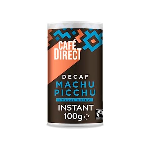 Cafédirect Fairtrade Instant Machu Picchu Decaf Coffee Cover