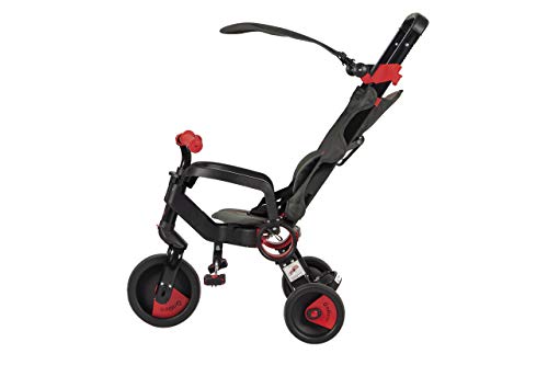 Triciclo Evolutivo Plegable Galileo Rojo y Negro