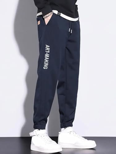 Image of Lymio Track Pant for Men ||Side Latter Print Style Look Pant || Jogger Track Pant (Packs Also Available) (TP-29-31-1)