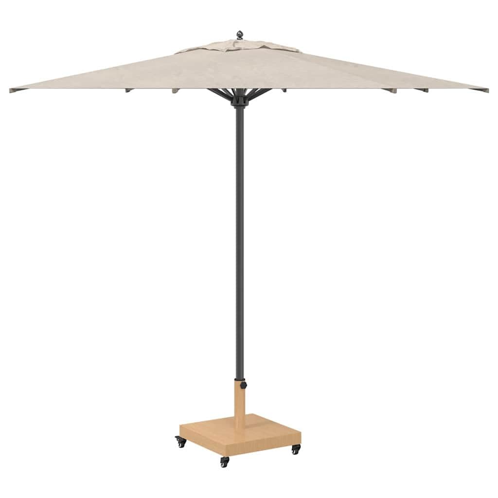 vidaXL Parasolvoet Licht Hout 45 x 45 x 31,5 cm