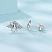 Kokoma Vintage Dragon Sterling Silver Stud Earrings for Women Flying Dragon Small Studs Animal Cartilage Earrings Tragus Piercing Fashion Jewelry (Style 2)