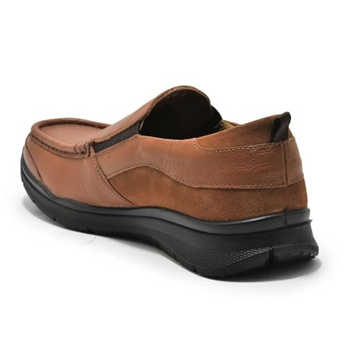 Image of Woodland Men Tan Loafer
