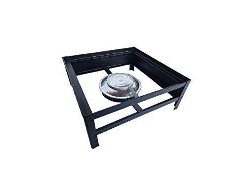 Base Rechaud ÀÁlcool Gel Com Tripé Grande 26x26x10cm