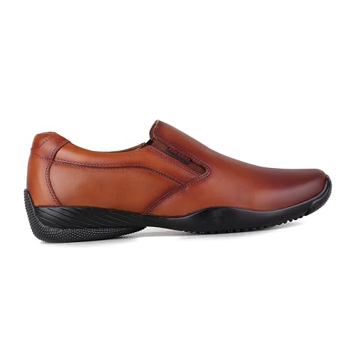 Image of Red Chief Men's Genuine Leather Slip-On Formal Shoes - Effortless Style, Everyday Comfort | RC3812