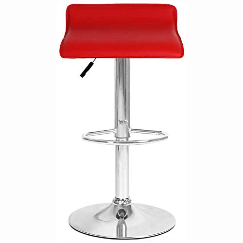 Tabouret de bar rotatif en métal blanc pour îlot de cuisine