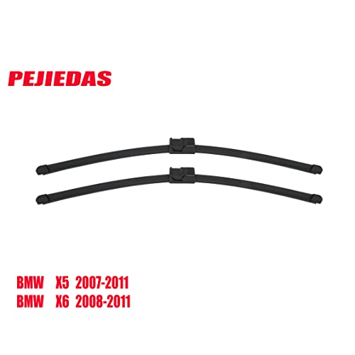 Image of 2 x OEM Quality Wiper Blades for BMW X5 2007-2011,X6 2008-2011, OE Genuine Style (24 inch + 20 inch Front Wiper Blades)