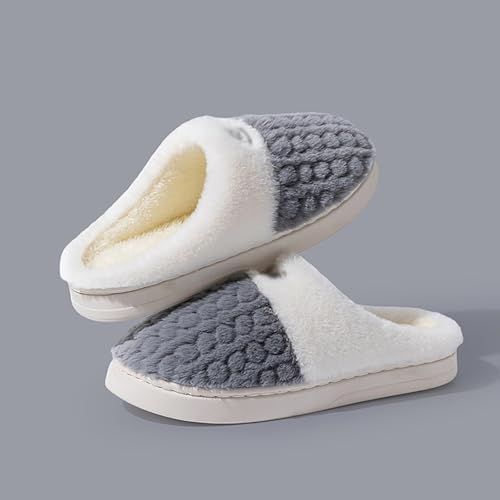 Women's Fleece Lined Indoor Slippers Warm Winter Shoes With Soft Comfortable Sole For Home Wear2