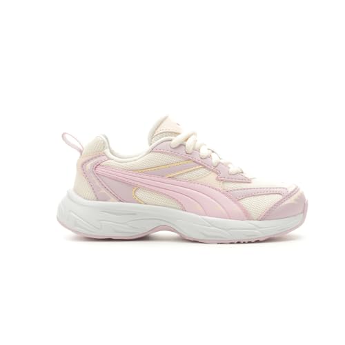 PUMA Kids Girls Morphic Metamorphasis Lace Up Sneakers Shoes Casual - Off White, Pink - Size 13.5 M