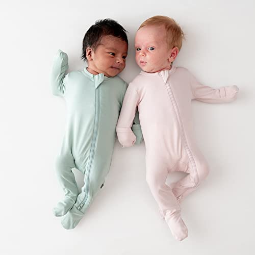 Kyte Baby Soft Bamboo Rayon Footies, Zipper Closure, (Newborn, Blush) #TOP7