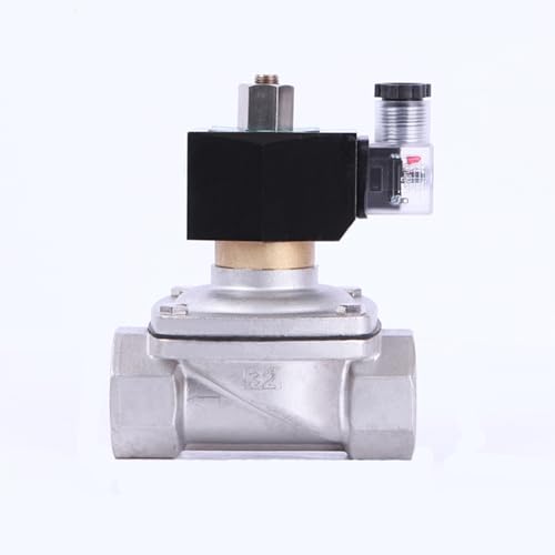 Électrovanne normalement ouverte 1 1/4 inox 12V vanne arrêt eau cuve - 4