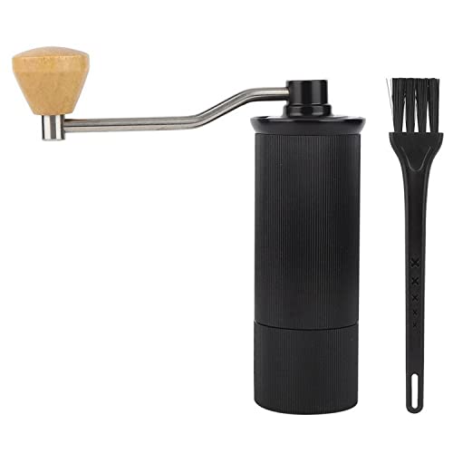 Manuelle KaffeemüHle, KaffeemüHle FüR Zu Hause, KaffeemüHle Mit Handkurbel,Edelstahl-Mahlkern,Einstellbare Dicke…