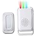 1 Set Door Sensor Chime, Motion Detector Door Bell for Business Store Entry Alert, Wireless LED Indicators& Vibration Welcome Buzzer Monitor Chime Alarm for Home Chimes When Opens
