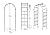 FENCETECH 41" W x 86" H Vinyl Arbor, Vinyl Arch, Garden Arch Arbor for Outdoor, Yard, Garden, Climbing Plants - White