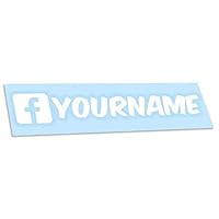 Algopix Similar Product 13 - Custom Facebook Name Vinyl Decal 
