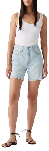 Levi's Mujer 501 Mid Thigh Lightweight, Pantalones Cortos, Make Memorable Short Ltw, 27W