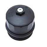 11427521353 Black Engine Oil Filter Housing Cap Cover Assembly Compatible For B-M-W E60 E63 E64 E65