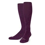 Comrad Calcetines altos de algodón reciclado - Calcetines de compresión graduada de 15 a 20 mmHg - Calcetines de apoyo suaves y transpirables, Potente, Medium