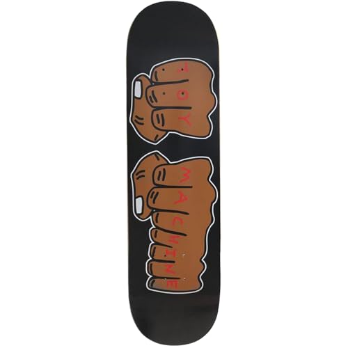 Toy Machine Fists Black 8.25 Plateau Skateboard Erable Canadien Premium