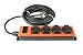 Produktbild Kabelmeister Outdoor, 4-Schutzkontakt-Buchse (IP54/IP20), 2X USB-A Buchse, orange/schwarz, 10m SL014-U100O