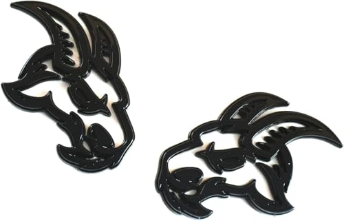 Insignia Hellcat para cabeza derecha e izquierda Ram 1500 2500 par 5