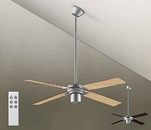 スターファンシルバー Amazon | ダイコー シーリングファン シルバー 吹き抜け 傾斜天井