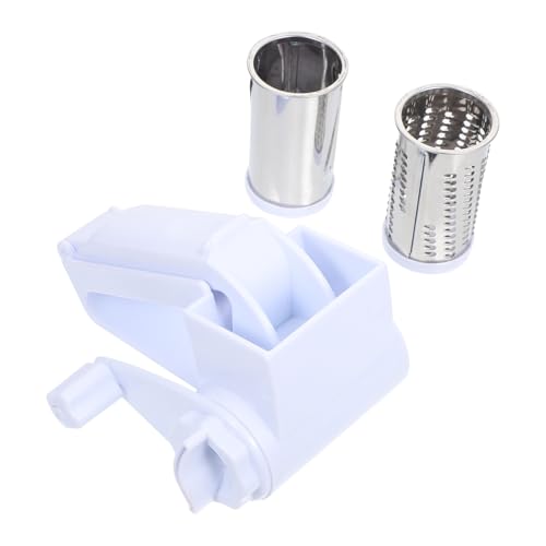 Rallador manual multifuncional de acero inoxidable blanco miniatura 1