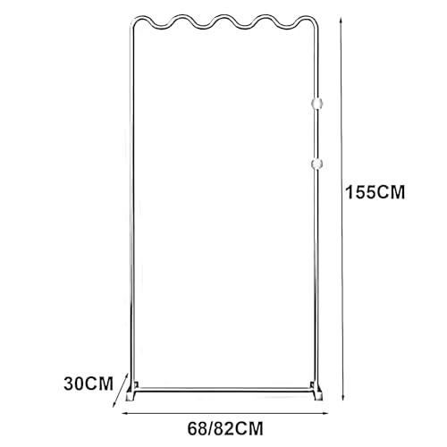 Tringle à vêtements ondulée pour organiser votre dressing et chambre - 6