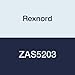 Rexnord ZAS5203 Spherical Roller Pillow Block Bearing, 2-Bolt Pillow Block, Double Setscrew Locking Collars, Clearance Seals, Expansion Type, Cast Iron, 2-3/16" Shaft, 2-1/2" Base To Center, 6-3/4" Bolt Centers