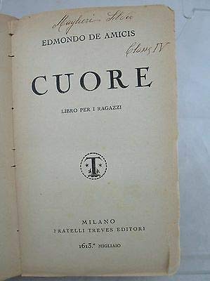  X 1706 LIBRO PER I RAGAZZI “CUORE” DI EDMONDO DE AMICIS – 1930