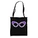 Purple and Black Leopard Print Eyeglasses Tote Bag