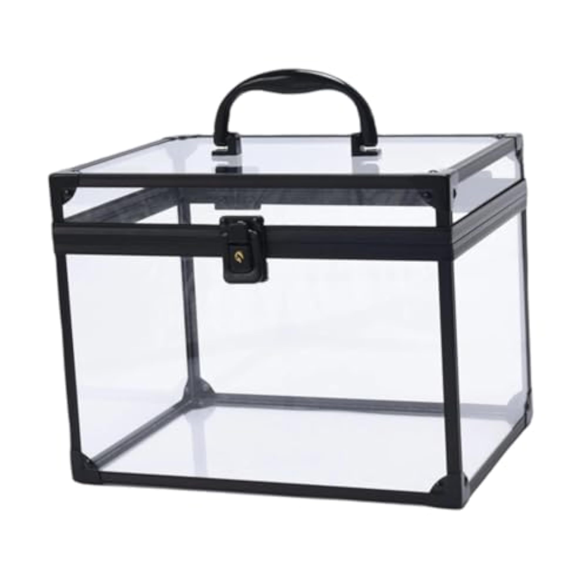 Acrylic Makeup Case Clear Crown Box