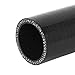 X AUTOHAUX 40mm ID Car Universal Black High Performance Straight Silicone Hose Coupler Intercooler Tube