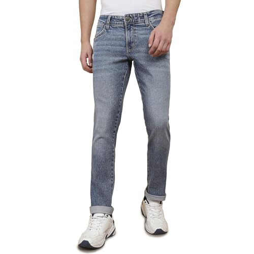 Image of Wrangler Men's Skanders Slim Fit Low-Rise Jeans