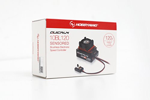 Hobbywing Quicrun 10Bl120 Sensored Esc (2-3S) For 1/10Th Touring Car/Buggy / F1 / Drift Car #TOP1