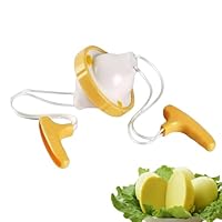 Application facile : mélangez les blancs d'œufs et les jaunes sans problème avec le mélangeur à jaune d'oeuf ; tirez simplement sur les cordes pour un excellent mélange, idéal pour les cuisiniers et les enfants débutants pour une utilisation facile E...