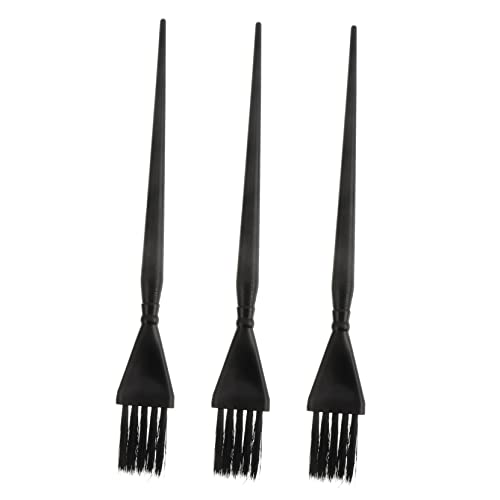 WOFASHPURET 3pcs Hair Dye Brush Professional Hair Coloring Brushes for Salon Home Use Durable Material with Ultra Bristles for Accurate Application and Easy Handling Random Color