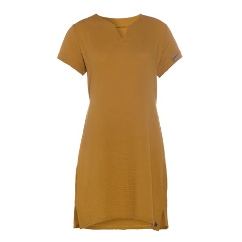KNIT FACTORY - Indy Freizeitkleid - Kleider - Strandkleid Damen - Luftig Tunika - Lockere Passform - Musselin Kleid - Kleid für den Sommer und...