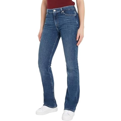 Tommy Hilfiger Women's Bootcut Mid Rise Jeans Cover