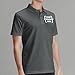 Xiovio Customize® Custom Men's Polo Shirts Golf Jersey Tees | Front·Back Print Personalized with Text & Logo | Grey 2XL