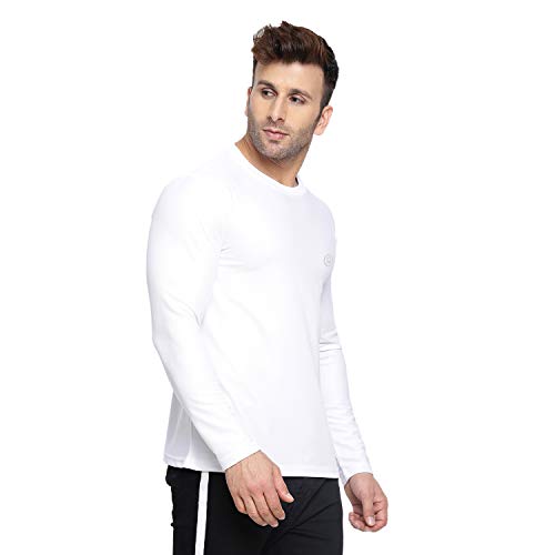 Image of CHKOKKO Gym T Shirts for Men Workout Solid Quick Dry Sports Men T-Shirts Breathable Lightweight Full Sleeve Regular Fit Round Neck Running Stylish Tshirt for man