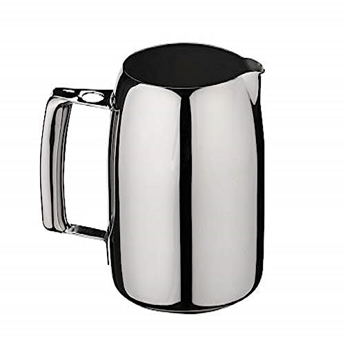 Café Olé Universal 9000 Series 18/8 Stainless Steel Mirror Polished Milk/Cream Jug with Cool Touch Hollow Handle, 50oz