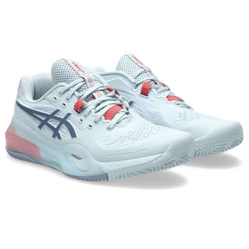 ASICS Women's Gel-Resolution X Clay Tennis Shoes, 10, Sky/Grey Blue - image 2