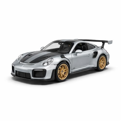 Image of Wizplex MSZ Official Licensed Porsche 911 GT2 RS Diecast Model Car 1:32 Scale | Light & Sound | Pull Back Action | Metal Sports Toy | Collectible Display & Gift