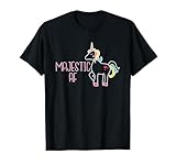 Funny Adult Unicorn Shirt Majestic AF T-Shirt
